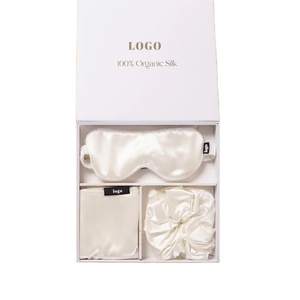 Sang Trọng Comforter Đẹp Ngủ Lụa Gối Trường Hợp Quà Tặng Thiết Lập Với Hộp Lụa Gối Bìa 100% Dâu Lụa Áo Gối - Product Image 1