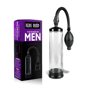 Эффективный насос для пениса, вакуумный удлинитель пениса, Мужская секс-игрушка, увеличитель длины, мужской поезд, эротический сексуальный продукт для взрослых