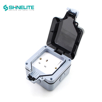 Interruptor y Enchufe Impermeables para Exteriores SHINELITE EXW, Precio de Fábrica, IP66, con 15 Años de Garantía