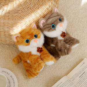 <span class=keywords><strong>Gato</strong></span> de Peluche de Alta Calidad de 20 cm, Adorable y Esponjoso, con Diseño de <span class=keywords><strong>Gato</strong></span> Blanco y Naranja con Manchas, Decoración para el Hogar - Product Image 3