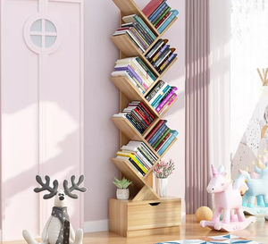 Vente en gros <span class=keywords><strong>2022</strong></span> Offre Spéciale étagère créative en forme d'arbre extensible en bois pour enfants étagère à livres pour enfants bibliothèque de meubles - Product Image 2