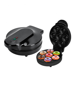 Nouveauté <span class=keywords><strong>2023</strong></span> : Appareil à mini-donuts 7-en-1 antiadhésif pour la maison et la famille – Créez vos propres desserts, sandwichs 2 tranches et petits gaufres - Product Image 1