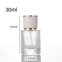 Vente chaude 50ml Vintage Rond Parfum Atomiseur Vaporisateur Bouteilles Couleur Personnalisée Bouteilles De Parfum Avec Couvercles