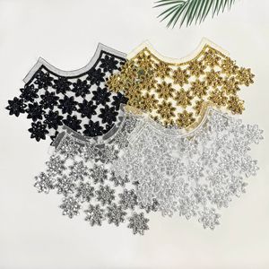 Nuevo Cuello Falso Versátil <span class=keywords><strong>con</strong></span> Bordado Floral 3D a Máquina, Adorno de Encaje y Lentejuelas para Bolsos y Vestidos de Noche - Product Image 3