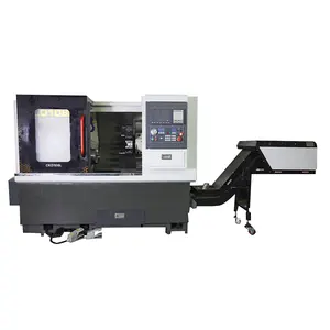 Máquina de torneado de metal Torno CNC de cama plana Precio barato Torno CNC de alta precisión Máquina hecha en China con buen precio