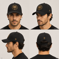 Gorra de Béisbol Deportiva de Lujo, Diseño Ajustable y Equilibrado, Visera Curva de Sarga de Algodón, Bordada, Éxito de Ventas Mundial