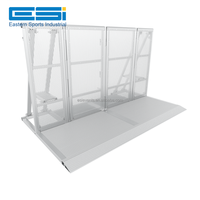 Barrière pliante en aluminium pour contrôle des foules sur scène de concert Barricade Mojo avec certification TUV pour la sécurité