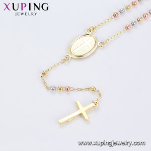 45175 Xuping gioielli di moda multicolore croce del rosario di <span class=keywords><strong>perline</strong></span> stile degli uomini immagine lunga del pendente della <span class=keywords><strong>collana</strong></span> - Product Image 5