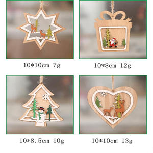 Gnomo Natalizio in Legno da Appendere, Decorazioni Natalizie <span class=keywords><strong>per</strong></span> Casa, Ornamento Natalizio, <span class=keywords><strong>Capodanno</strong></span> Felice - Product Image 6