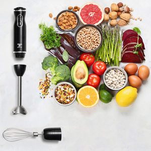 Mixeur Plongeant Électrique 3-en-1 600W Lames en Acier Inoxydable Commande par Bouton-Poussoir Garantie 1 An - Utilisation Domestique et Extérieure Nettoyage Facile - Product Image 5