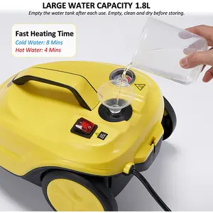 2024 Popular High Pressure Steam Cleaner Machine Car Kitchen Stain Remove Commercial Handheld Steam Cleaner Mahine