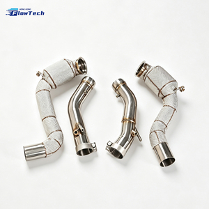 Kit de tubo de escape de alto rendimiento de acero inoxidable 304 para Mercedes AMG E63 W213 E63S S213 M177 4.0T V8 Twin Turbo de alto flujo, Euro 5, 200 celdas - Product Image 4