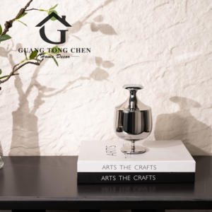 Produit le plus vendu moderne simplicité créative décor à la maison hôtel fournitures décorations pot de sucre en acier inoxydable - Product Image 1