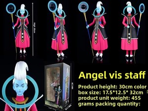 Anime al por mayor: Modelo de PVC hecho a mano del Bastón de Bilus, Dios de la Destrucción, Adorno de Muñeco - Product Image 1