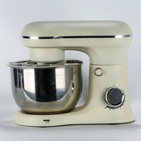Robot pâtissier multifonction 10 vitesses en acier inoxydable avec bol de 4 L et fonction minuterie, design à tête inclinable et relevable pour la pâtisserie