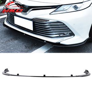 Lèvre de pare-chocs avant pour Toyota Camry 2018-2020, style LE, noir brillant, kit de spoiler en PP, kit de carrosserie de haute qualité - Product Image 1