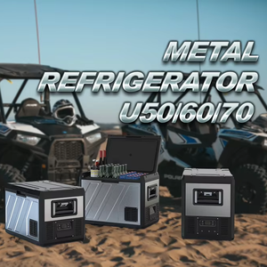 Caravan 12V 24V Draagbare Koelkast Dc Koelkast Compressor Vriezer Metalen 316 Materiaal - Product Image 6