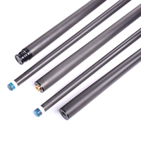 Tongkat Biliar Karbon Fiber 11.8mm Desain Pro Taper, Anyaman Karbon 3K Murni, Defleksi Rendah, Grosir Pabrik OEM