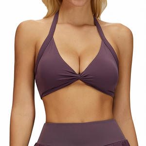 Disko Sport Sujetador deportivo sin costuras con cuello halter para mujer, sujetador deportivo para fitness y correr 4514 - Product Image 3