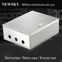 Fabricant de pièces de boîtier de commande PLC sur mesure Newsky, découpe laser, pliage, estampage, taraudage, rivetage, soudage