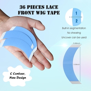 Vente en gros Perruque super ruban double face Perruque toupet Pièce de cheveux <span class=keywords><strong>Bandes</strong></span> adhésives Extensions de cheveux dentelle frontale imperméables pour cheveux humains - Product Image 5