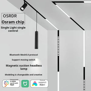 Proveedor led cob color luz de pista ajustable Tienda Luz de enfoque Riel magnético montado 6W 12W 18W 20W 24W 30W 40W LED Luz de pista - Product Image 2