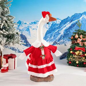 Tenue de Noël pour canard de 23 pouces, motif Père Noël, en polyester rayé, best-seller transfrontalier, vêtements pour animaux de compagnie - Product Image 1