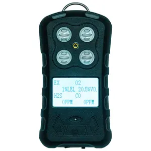 NKYF Portable 4 in 1 Multi Gas Detector NH3 CO H2S Ex gas detection alarms handheld gas analyzer Hydrogen sulfide detector