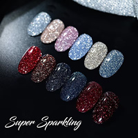 YOUGEL Auto Marque Prix Usine UV/LED Soak Off Échantillon Gratuit Flash Brillant Paillettes Disco Diamant Gel Polonais avec OEM/ODM