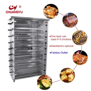 Chuangyu Low Energy High Speed Customization Oven Rotisserie Chicken For Commercial Use