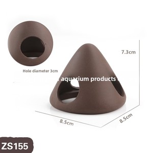 Vaso in argilla <span class=keywords><strong>viola</strong></span> per acquario, a forma speciale, nascondiglio e riproduzione per pesci e gamberetti - Product Image 5