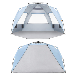 Carpa de Playa Plegable Portátil Ultraligera E-RIKE con Protección Solar UPF50+, Estructura de Fibra de Vidrio, Apertura Automática - Product Image 3