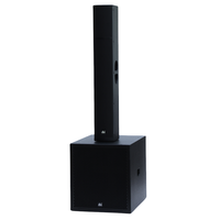 Système de colonnes de réseau de subwoofer actif 900W Haut-parleurs de fête en plein air Son Audio Système de haut-parleurs de colonne à 3 canaux