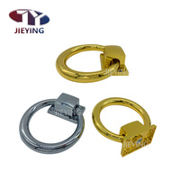 JIEYING anneau de couleur or en alliage de Zinc rond forme circulaire tiroir armoire tirer chaise canapé poignée porte frapper pour meubles