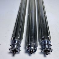 Rouleau de guidage non motorisé en acier inoxydable, rouleau de convoyeur pour ligne d'assemblage de courroies