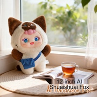 Robot compagnon éducatif et divertissant en peluche avec interaction vocale et tactile, LED, Wi-Fi, compagnie émotionnelle