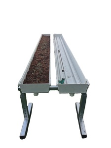 Système hydroponique pour fraises, tomates, œufs, melons, poivrons, avec système de gouttières pour substrat - Product Image 1