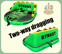 DYNAST 3P Tube gonflable tractable, tubes de bateau gonflables, sports nautiques, ski nautique, bodyboard, radeau, tube aquatique, flotteur pour lac