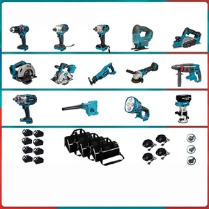 Perceuse électrique, marteau, sèche-cheveux, scie sauteuse, clé à molette, raboteuse, scie courbe, coupe-bordure, scie électrique – ensemble de 29 pièces - Product Image 6