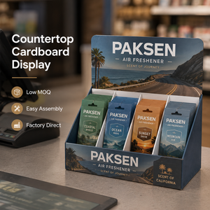 Auto-accessoires kartonnen displaydoos voor autogeurpapier, bureau-<span class=keywords><strong>display</strong></span>, PDQ-<span class=keywords><strong>display</strong></span> unit - Product Image 3