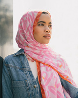 Nouvelle conception imprimée écharpe modale haute couture exclusive modeste hijabs personnalisés-coiffes uniques pour femmes musulmanes