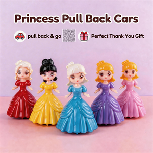 Juguete barato para niñas pequeñas mini figura de princesa muñeca en vestido de fiesta con ruedas extraíbles juguete para piñata juguetes de relleno no basura - Product Image 1