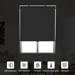 Văn phòng mới mất điện mùa xuân Con lăn màn trập rèm cửa nâng và lăn đơn giản có thể thu vào kem chống nắng che chắn nhiệt - Product Image 6