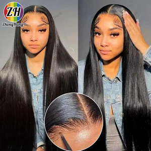Perruques de cheveux humains Lace Front Glueless,100% brut vietnamien 5X5 HD perruque de fermeture de dentelle, prêt à l'emploi perruques de cheveux humains cambodgiens sans colle - Product Image 2