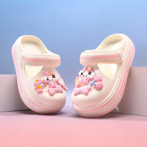 Zuecos Mary Jane al por Mayor para Mujeres y Niñas, Antideslizantes, Ligeros, de EVA, Zapatos de Jardín, Sandalias de Plataforma con Dibujos Animados, Pantuflas Lindas para Niñas - Product Image 2