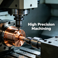 Pièces en laiton usinées par tournage CNC |   Usinage de précision sur mesure non standard, tolérance ±0,01 mm, service OEM