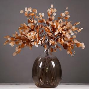 Vente en gros Décoration nordique moderne pour la maison <span class=keywords><strong>Lunaria</strong></span> artificielle à feuilles blanches Plante annuelle argentée pour mariage et Noël - Product Image 5