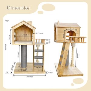 Modern <strong>cat</strong> <strong>Climbing</strong> <strong>Frame</strong> Durable and Stylish <strong>cat</strong> Apartment Suitable for <strong>cat</strong> Entertainment Rest and Play Easy Assembly Cleaning - Product Image 6