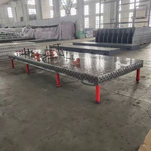 Fabrieksdirect hoogwaardige 3D precisie gietijzeren laswerkbank 2000*1000 Nieuwe flexibele lastafel - Product Image 4