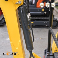 Mini-excavatrice haute performance Euro5 CE EPA 1.5T avec moteur Yanmar Kubota, faibles émissions, pour travaux agricoles, aménagement paysager et construction municipale